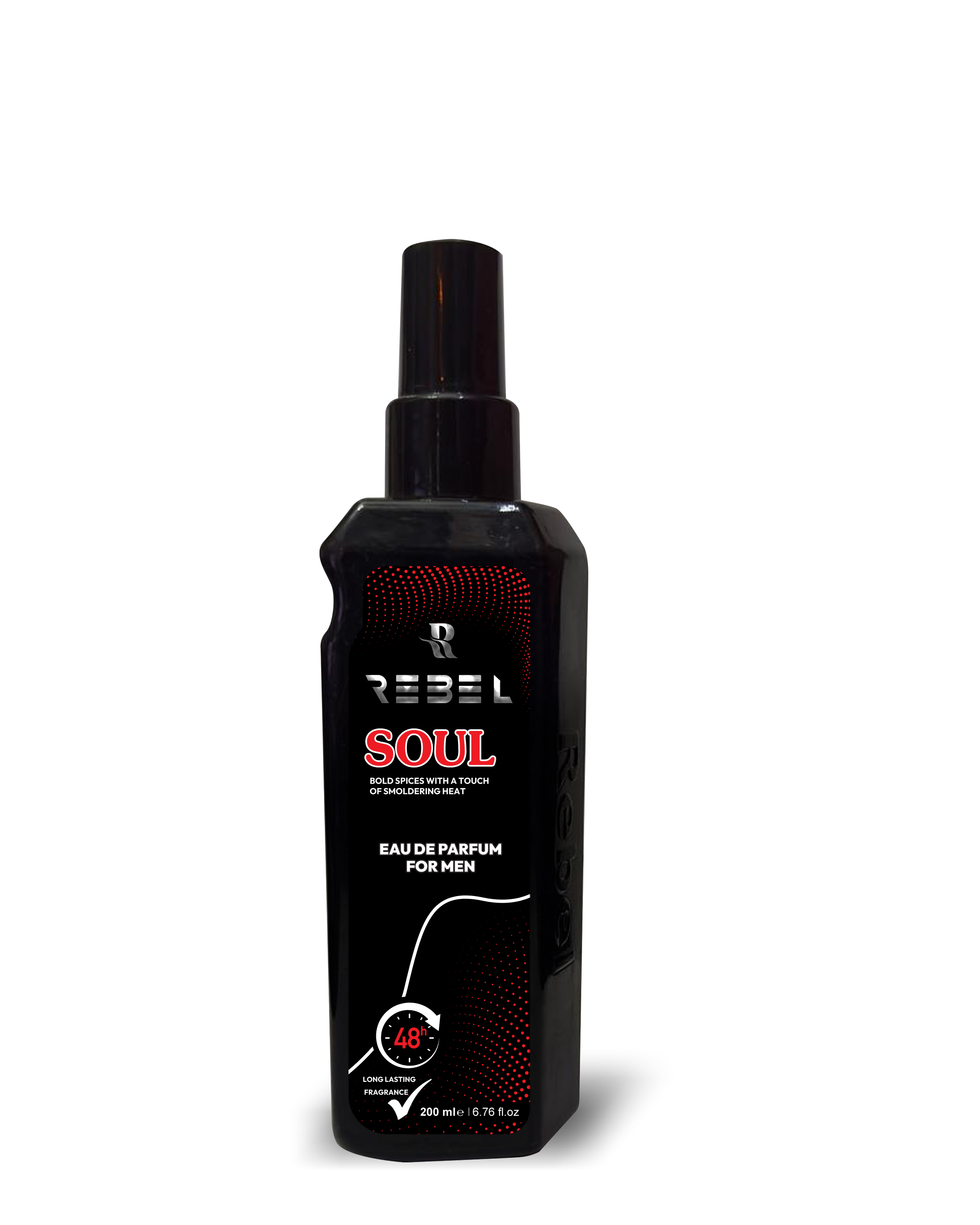 Rebel Soul body spray bottle